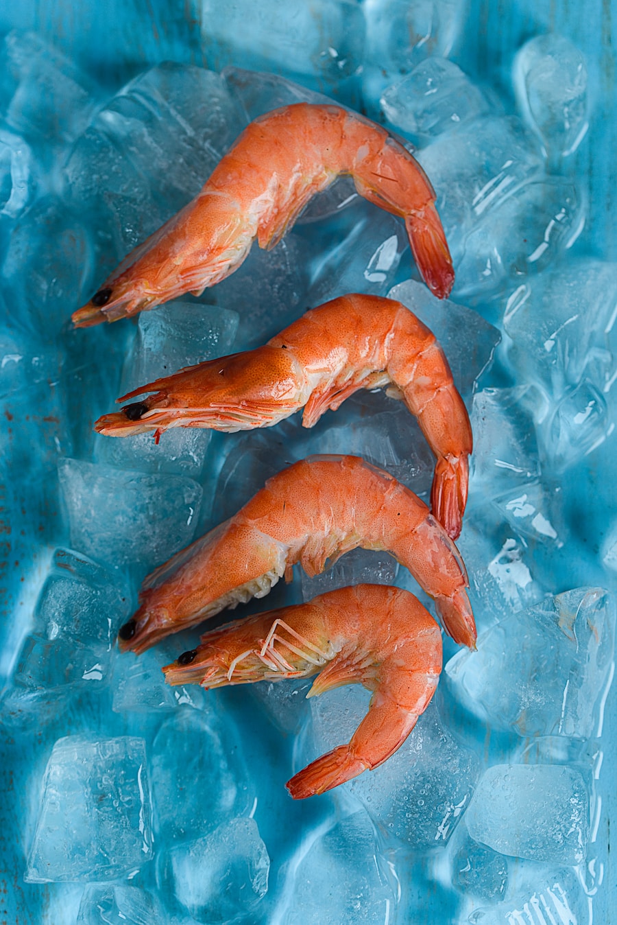 Head-On Shell-On frozen shrimp